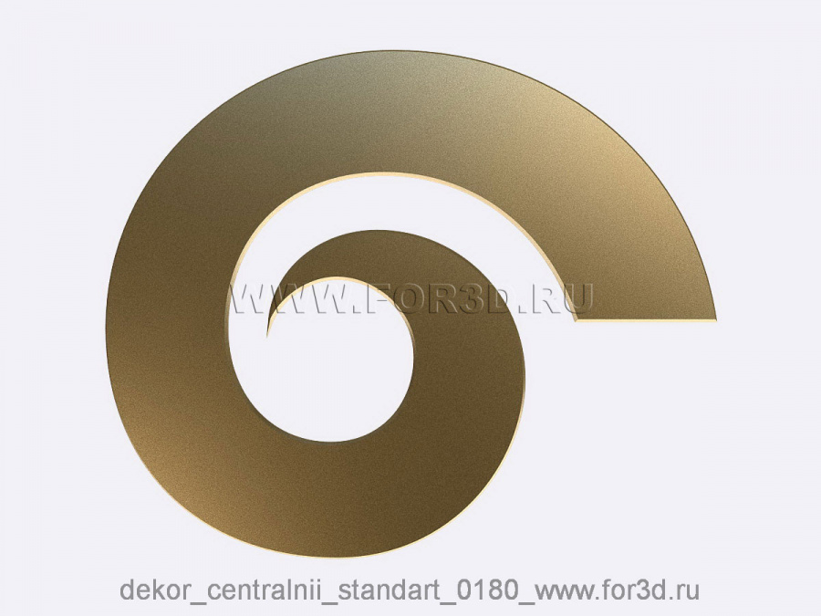 Decor central standart 0180 3d stl модель для ЧПУ