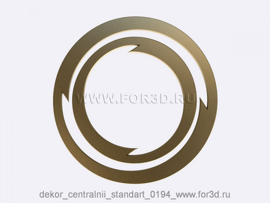 Decor central standart 0194 3d stl модель для ЧПУ