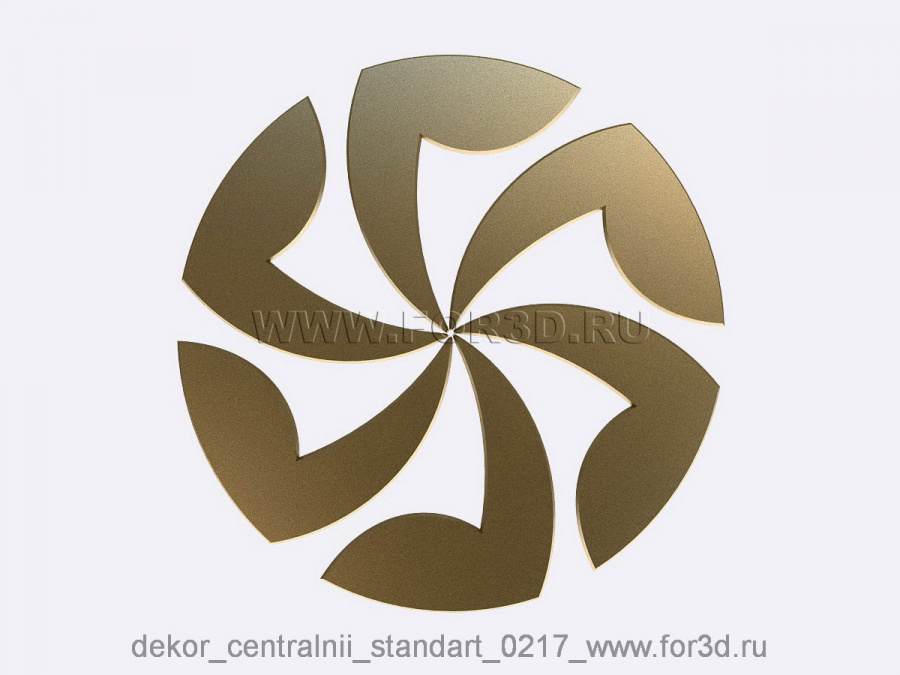 Decor central standart 0217 3d stl модель для ЧПУ