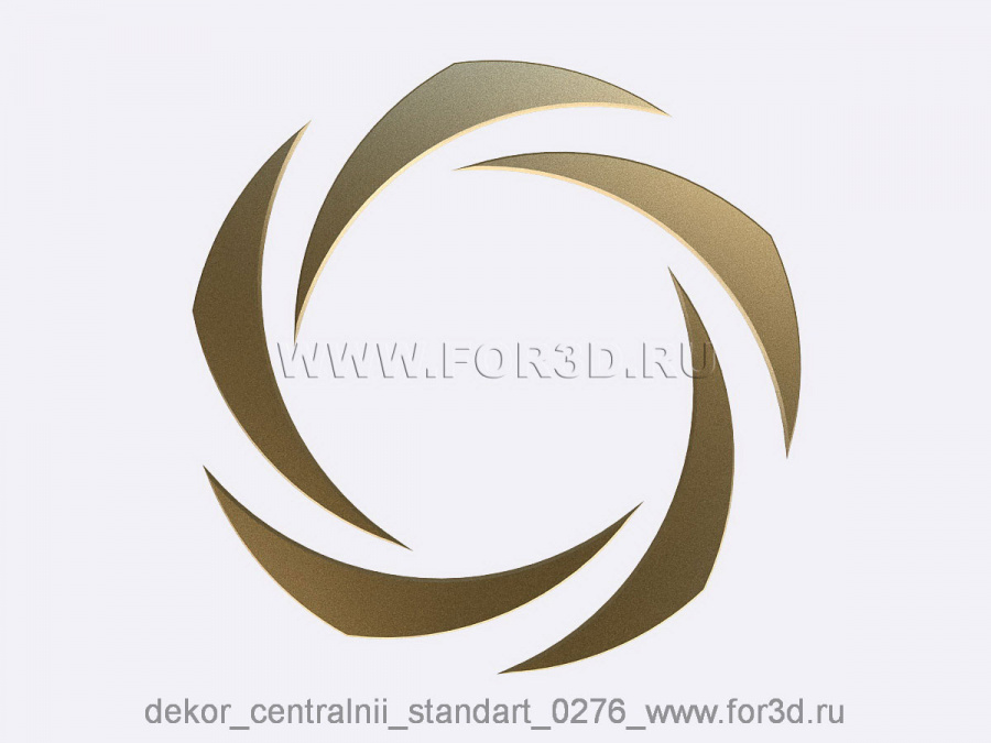 Decor central standart 0276 3d stl модель для ЧПУ