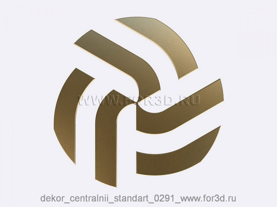Decor central standart 0291 3d stl модель для ЧПУ