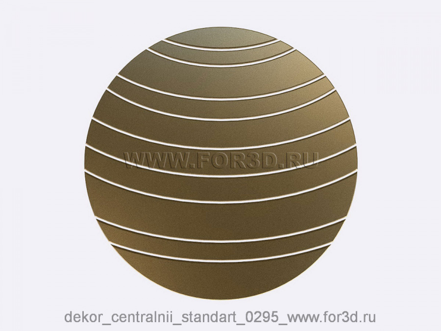 Decor central standart 0295 3d stl модель для ЧПУ