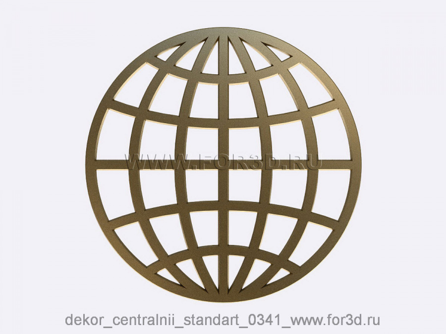 Decor central standart 0341 3d stl модель для ЧПУ