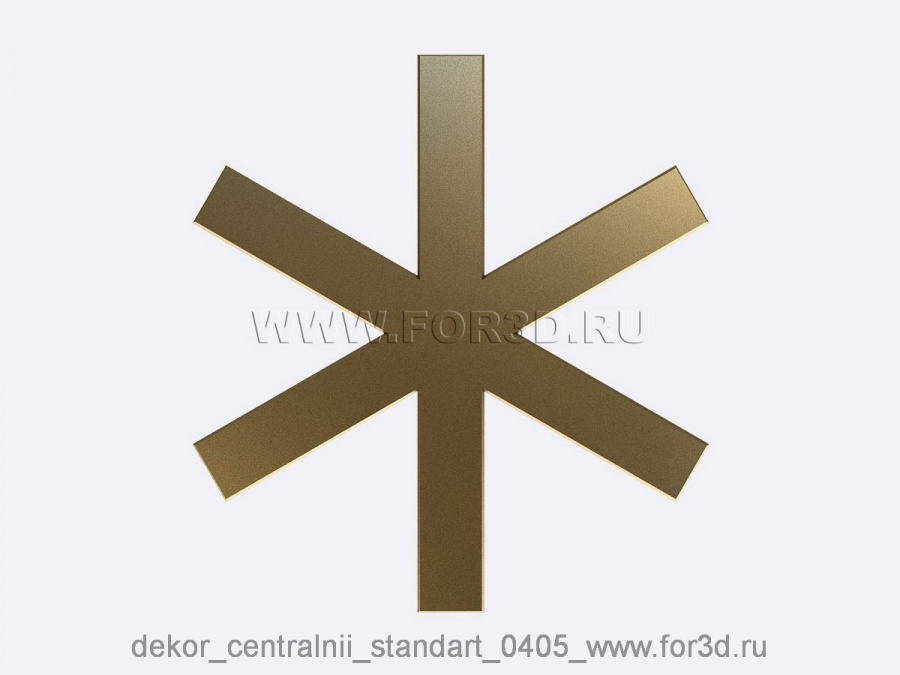 Decor central standart 0405 3d stl модель для ЧПУ