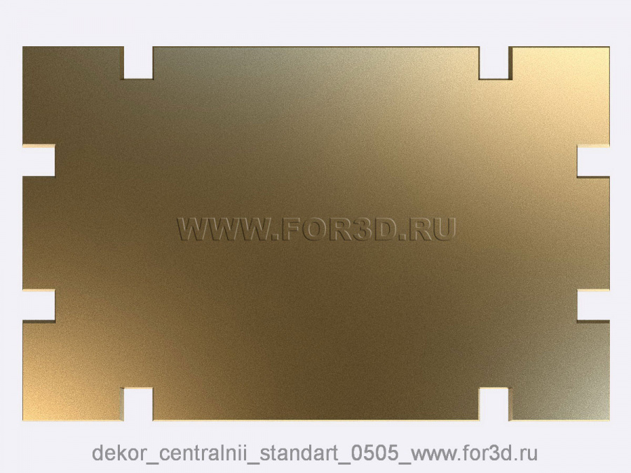Decor central standart 0505 3d stl модель для ЧПУ