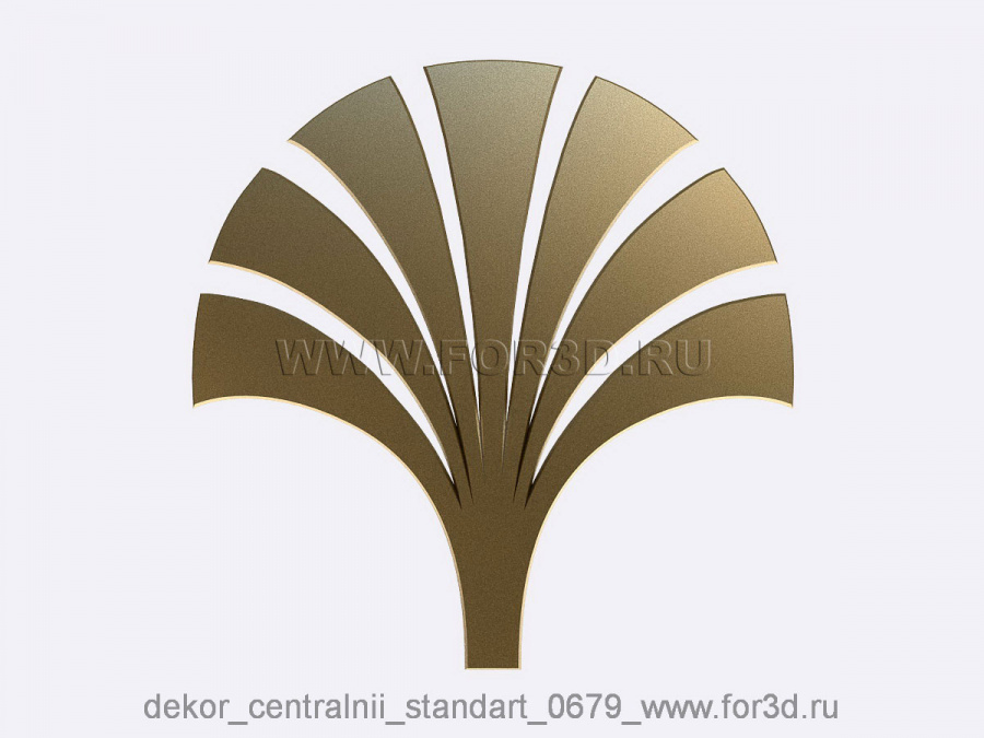 Decor central standart 0679 3d stl модель для ЧПУ