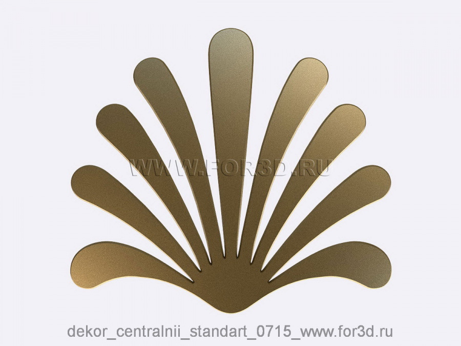 Decor central standart 0715 3d stl модель для ЧПУ