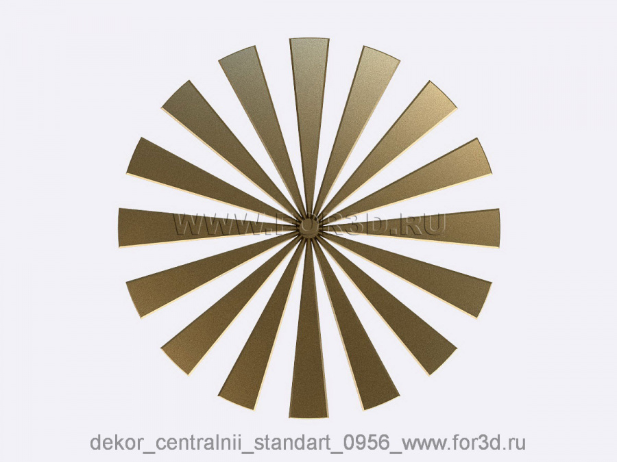Decor central standart 0956 3d stl модель для ЧПУ