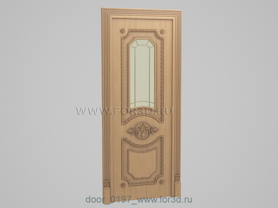 Дверь 0197 | stl - 3d model for CNC 3d stl модель для ЧПУ