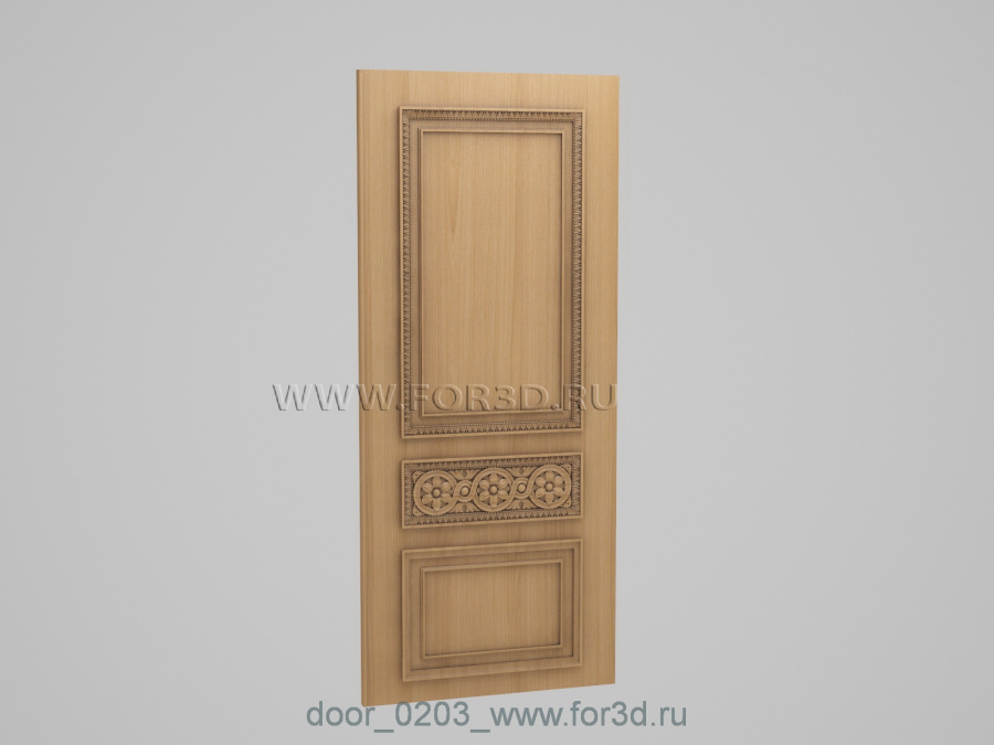 Дверь 0203 | stl - 3d model for CNC 3d stl модель для ЧПУ
