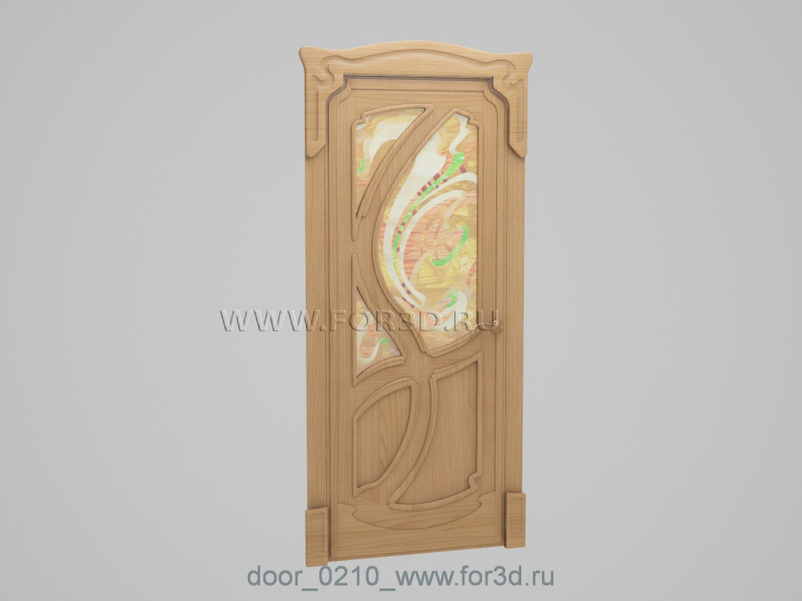 Дверь 0210 | stl - 3d model for CNC 3d stl модель для ЧПУ