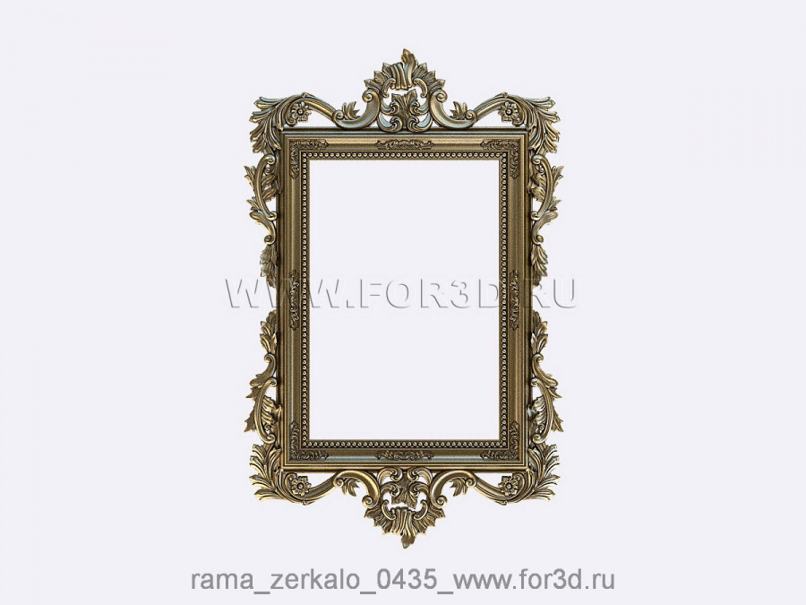 Mirror 0435 3d stl for CNC