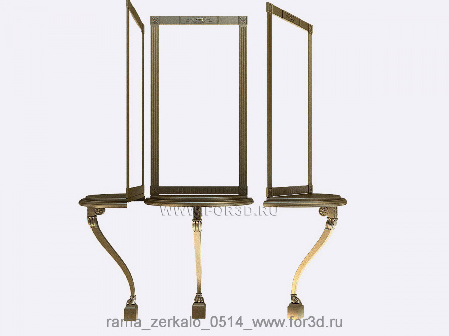 Mirror 0514 | 3d stl model for CNC 3d stl for CNC