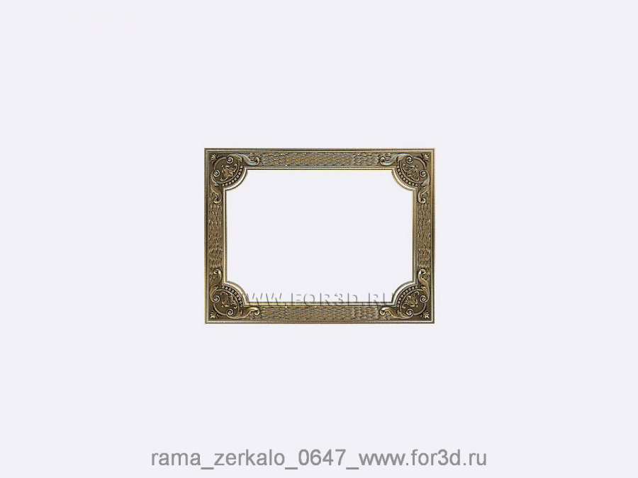 Mirror 0647 | 3d stl model for CNC 3d stl for CNC