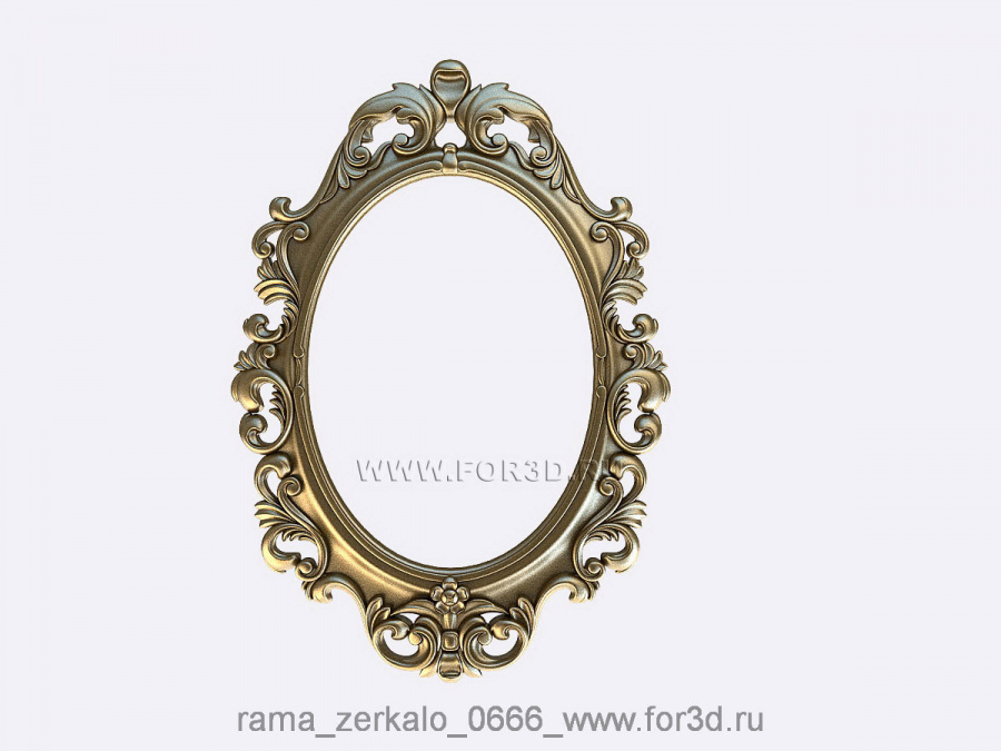 Mirror 0666 | 3d stl model for CNC 3d stl for CNC