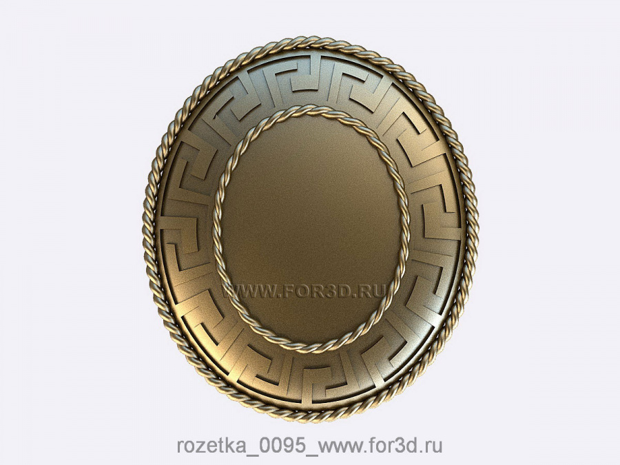 Rosette 0095 | 3d stl model for CNC 3d stl for CNC