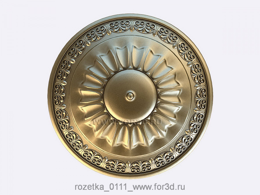 Rosette 0111 | 3d stl model for CNC 3d stl for CNC