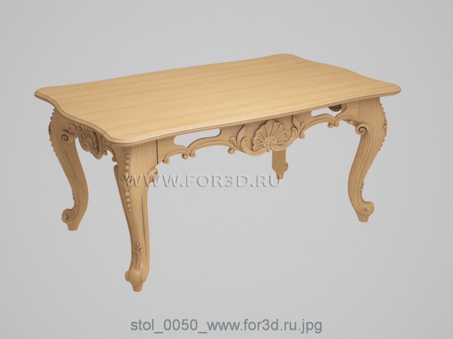 Table 0050 3d stl for CNC
