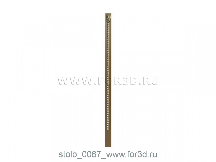 Column 0067 3d stl for CNC