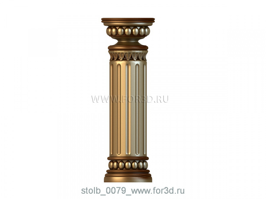 Column 0079 3d stl for CNC
