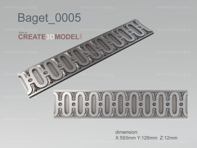 Baget 0005 | stl - 3d model for NC machine
