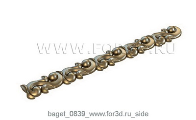 Baget 0839 stl model for CNC