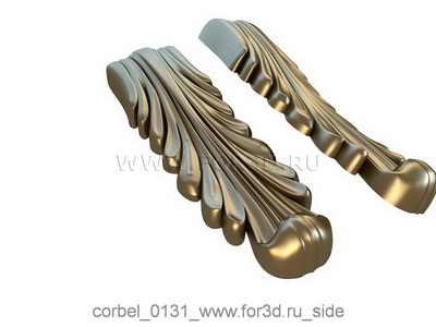 Corbel 0131 3d stl for CNC