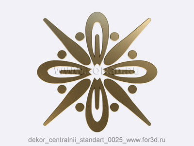 2d Декор центральный стандарт 0025