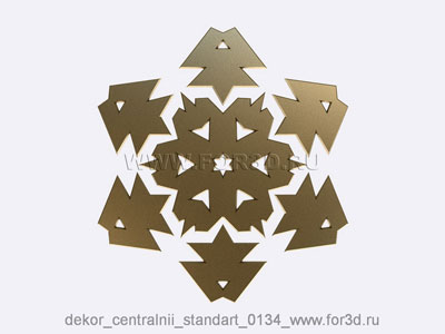 2d Декор центральный стандарт 0134