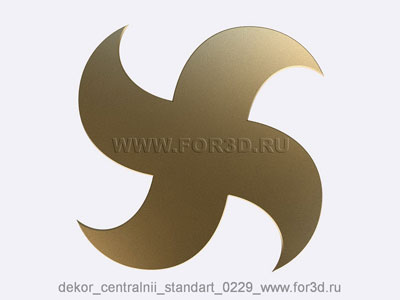 2d Декор центральный стандарт 0229