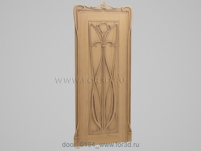 Дверь 0194 | stl - 3d model for CNC