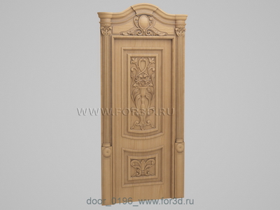 Дверь 0196 | stl - 3d model for CNC