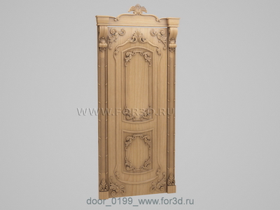 Дверь 0199 | stl - 3d model for CNC