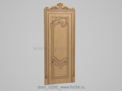 Дверь 0200 | stl - 3d model for CNC