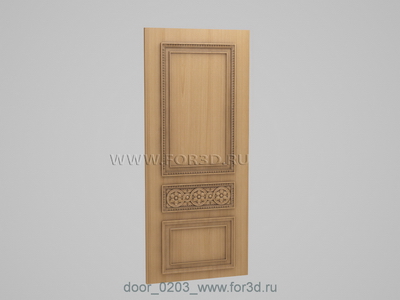 Дверь 0203 | stl - 3d model for CNC