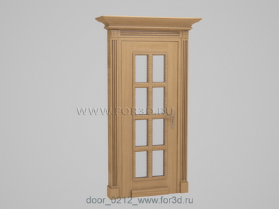 Дверь 0212 | stl - 3d model for CNC