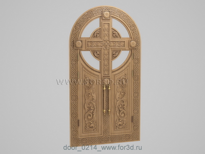Дверь 0214 | stl - 3d model for CNC