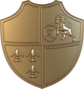 Coat of arms 0063 3d stl for CNC