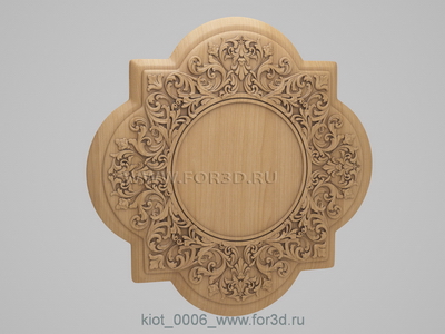 Kiot 0006 | 3d stl model for CNC