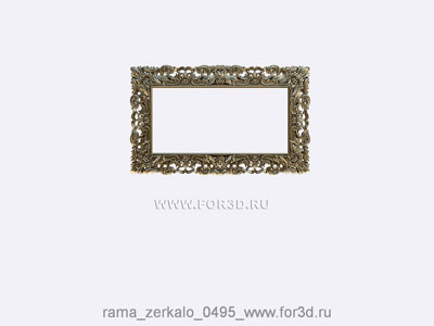 Mirror 0495 | 3d stl model for CNC