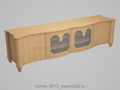 Tumba 0013 I 3d - stl model for CNC